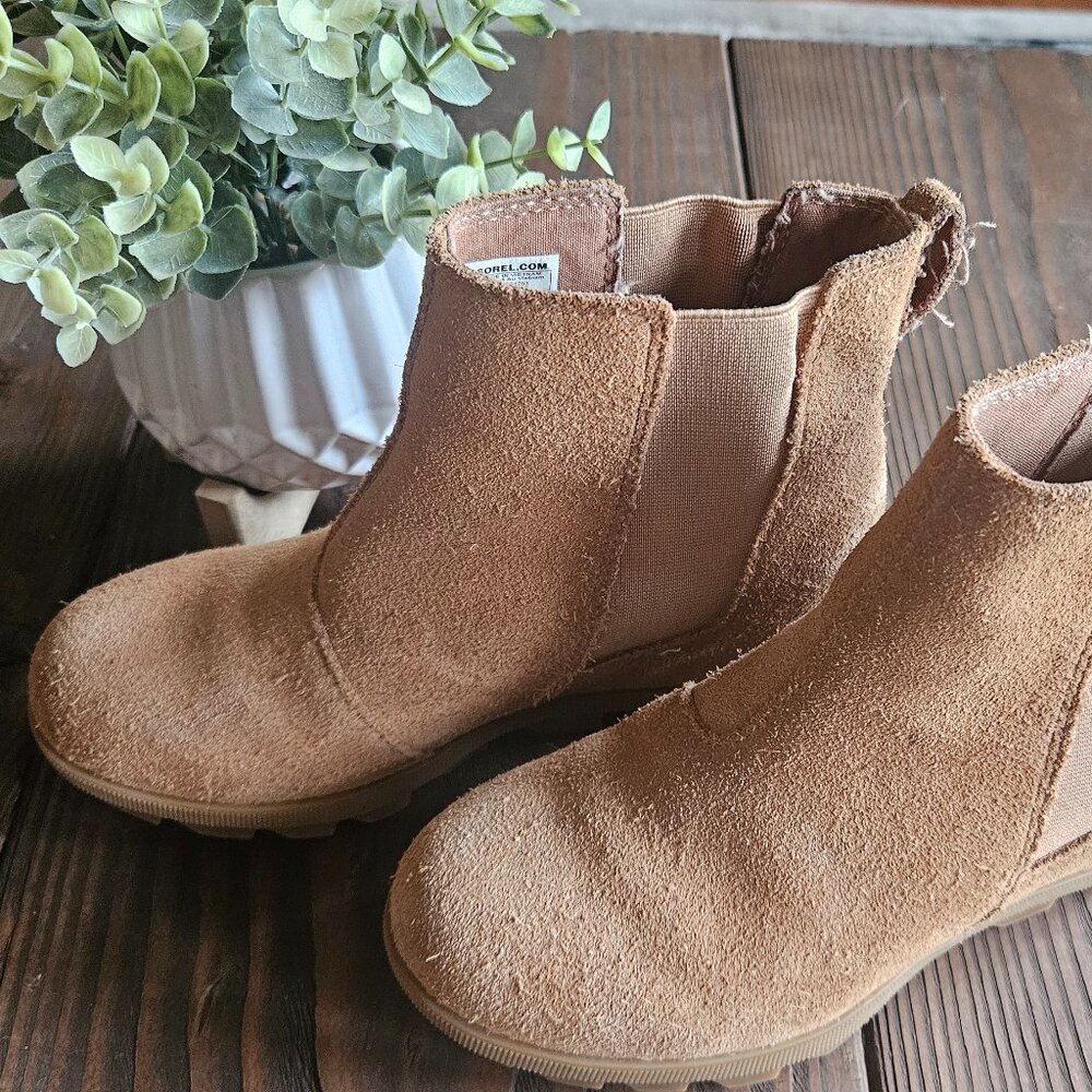 Youth Sorel Joan Wedge Ankle Boot Size 2
